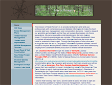 Tablet Screenshot of hardtforestry.com